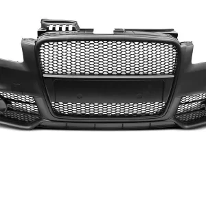 RS-Style Front Bumper with Black Grille for Audi A4 B7 (2004-2008)
